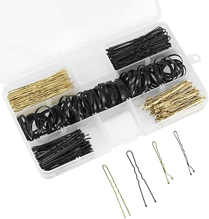 Amazon Coolbotang ヘアピンセット 玉付ストレートピン 100本 ゴールド50本 ブラック50本 U型ヘアピン 100本 ゴールド50本 ブラック50本 ゴムヘアバンド100個 収納ボックス付き Coolbotang ヘアクリップ バレッタ 通販