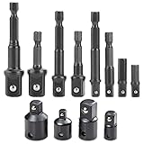 Mesee 12 In 1 Impact Socket Adapter Set, Air Impact