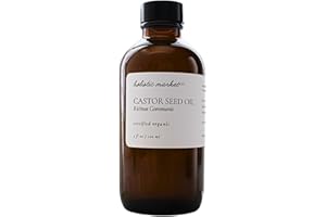 Castor Oil 4oz Certified Organic 100% Pure Cold Pressed Hexane Free Glass Bottle Extra Virgin Premium Quality For Use In Cast