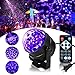 SOLMORE LED UV Black Light 3W Disco Ball Party Lights DJ Lights Sound Activated Strobe Light Stage Lighting for House Party Nightclub Karaoke Dance Wedding Ballroom Halloween Event(with Remote)