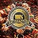 RWM BBQ Grill Tool Set - Heavy Duty Integrated Extra Thick Extension Stainless Steel Grill Utensil Set,Spatula, Basting Brush,Fork & Tongs,Giant(Set of 4)
