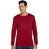 Bella Canvas Mens Jersey Long-Sleeve Tee Cardinal - Medium