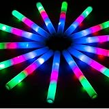 SHQDD Glow Sticks Bulk, 28 Pcs Giant Foam Glow