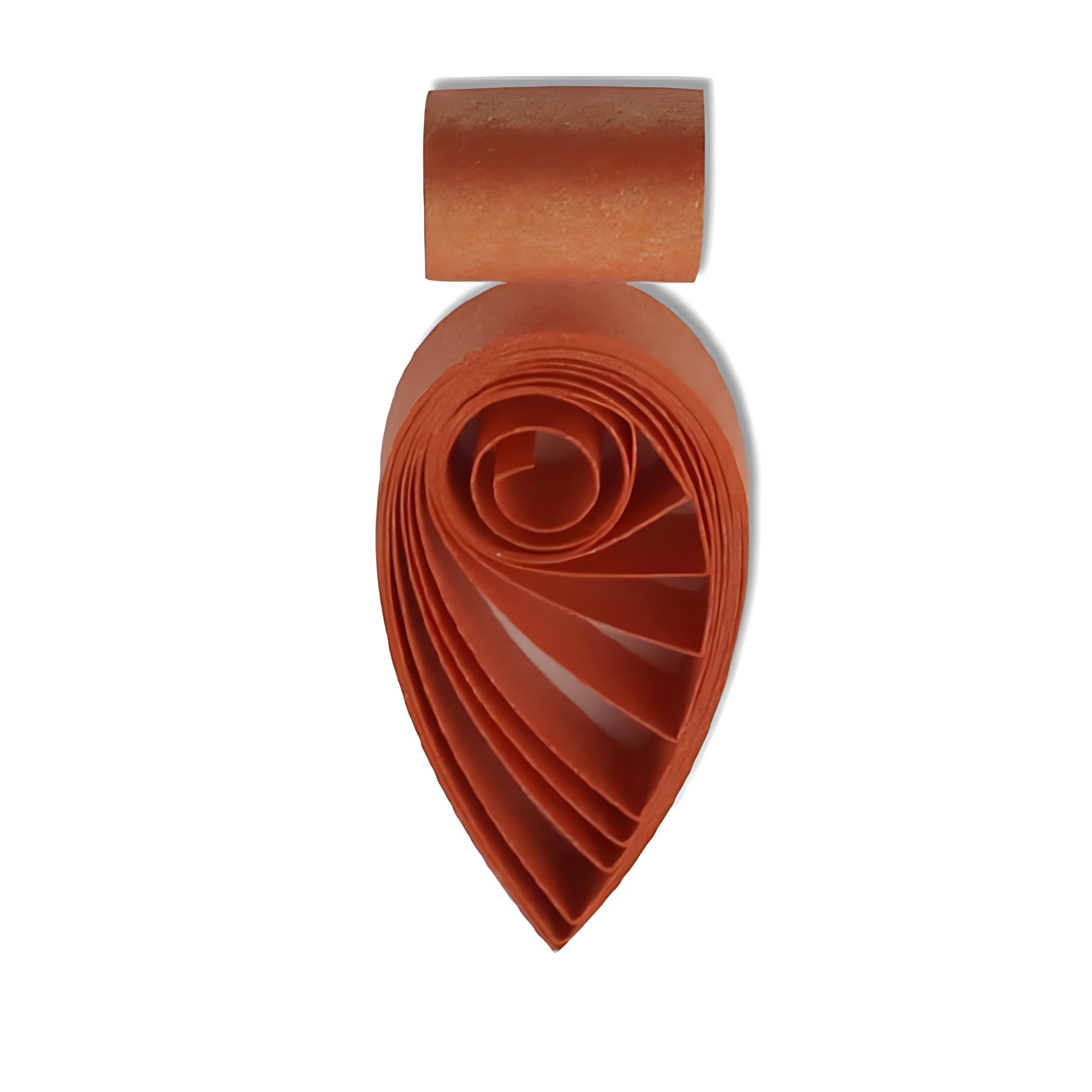 ODETOJOY Metallic Paper Quilling Metallic Paper 5 mm Strip of Quilling Paper White Gold Blue Green Black – 60 Strips, 54 cm Length (Orange)