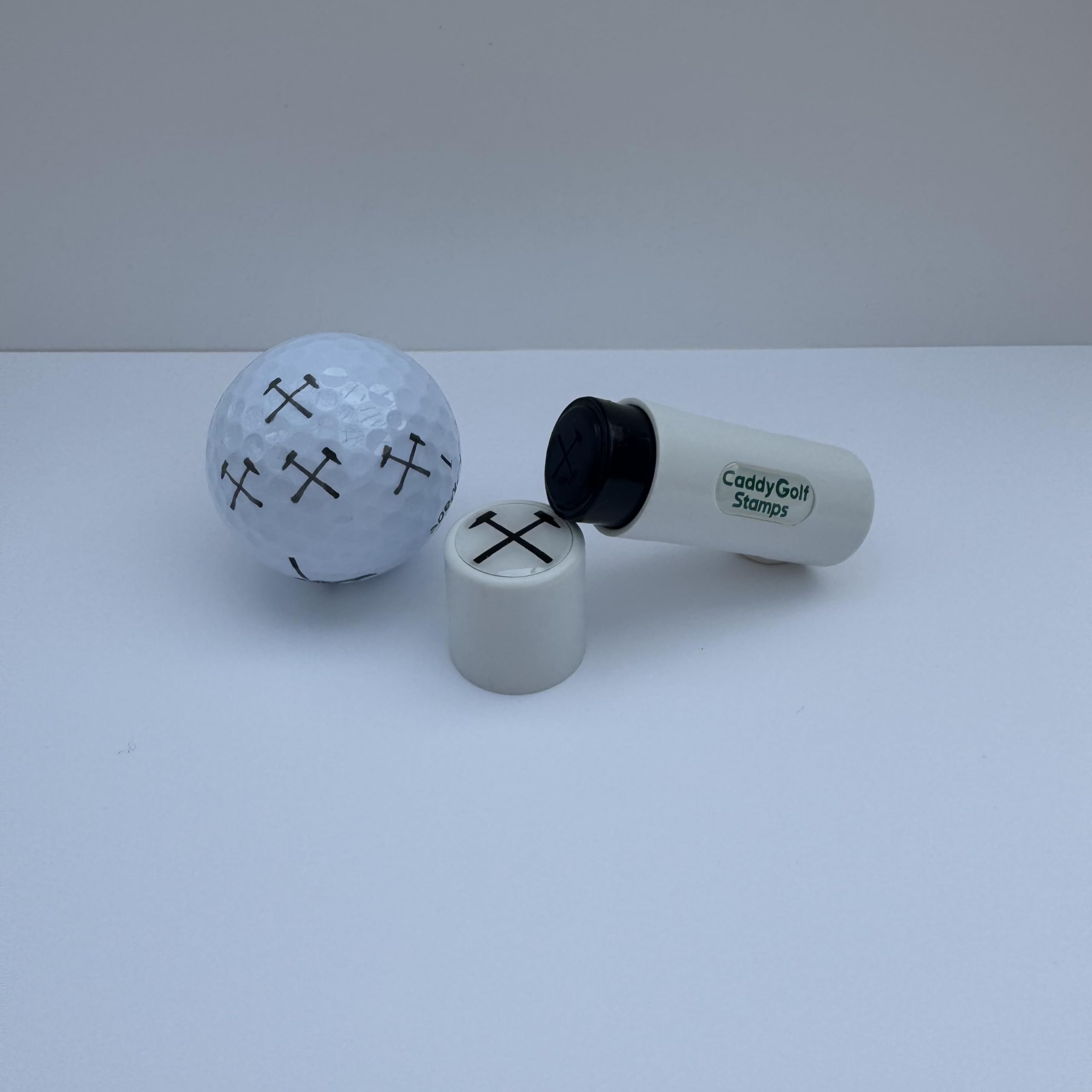 CaddyGolfStamps Hammers West Ham Irons Design Golf Ball Stamper Stamp Marker Personalise your Golf Balls