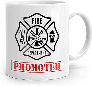 Amazon.com: Ceramic Mug, Firefighter promotion gift ...