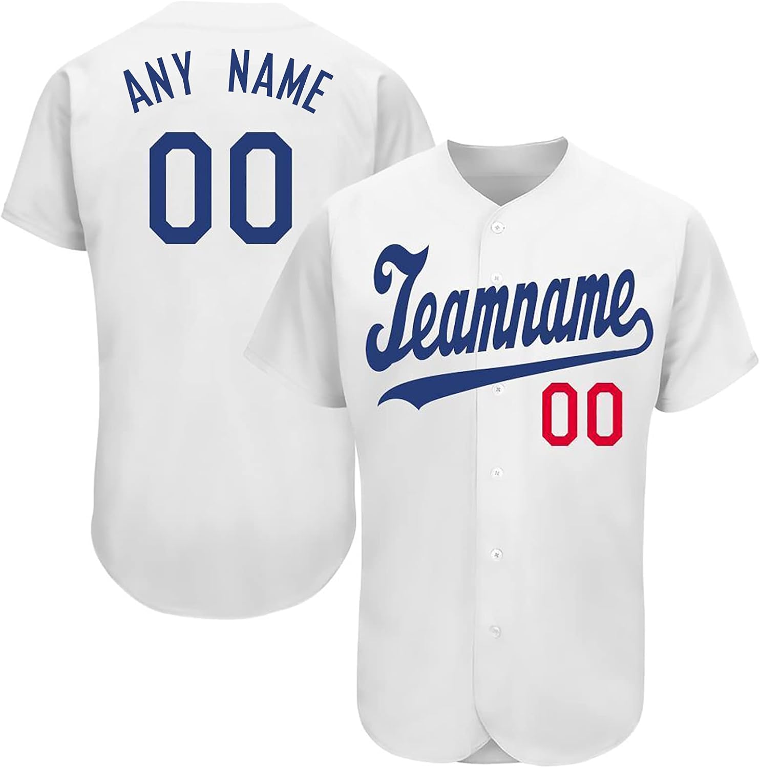 Custom Baseball Jersey Shirt Personalize Your Team Name & Number for Men Women Youth Fans Gift