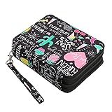 Lbxgap Portable Colored 124 Slots Pencil case
