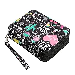 Lbxgap Portable Colored 124 Slots Pencil case