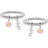 Best Friend Bracelets Set for 2 Friendship Gifts for Woman Sister 2 Piece Bracelets Set for Unbiological Sisters Stretch Jewelry for Her Bff Bestie Best Friend Christmas Mothers Day Birthday Present