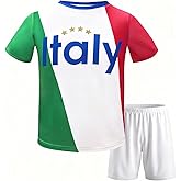 shanovelle 2026 Kids Soccer Jersey Kit Boys Girls Youth Soccer Shirt Shorts Set Team Sports Training Uniform Gift