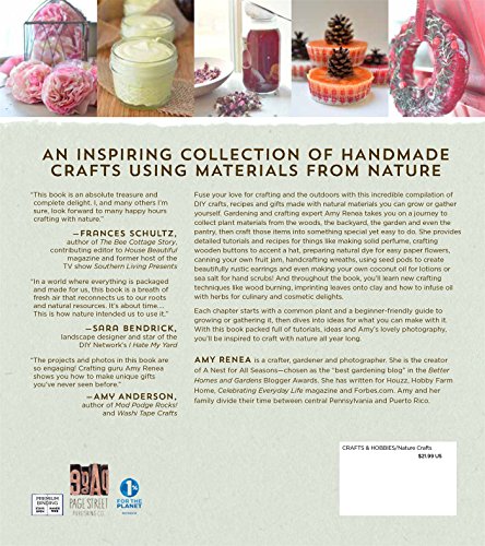 image for Crafting with Nature: Grow or Gather Your Own Supplies for Simple Hand