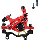 BUCKLOS Zoom HB-100 Line Pulling 2-Piston MTB Hydraulic Disc Brake Calipers | Aluminum Alloy Bicycle Brake Calipers, IS/PM Universal Caliper Adapters, for Mountain Bike, Ebike, Trail, Fat Bike