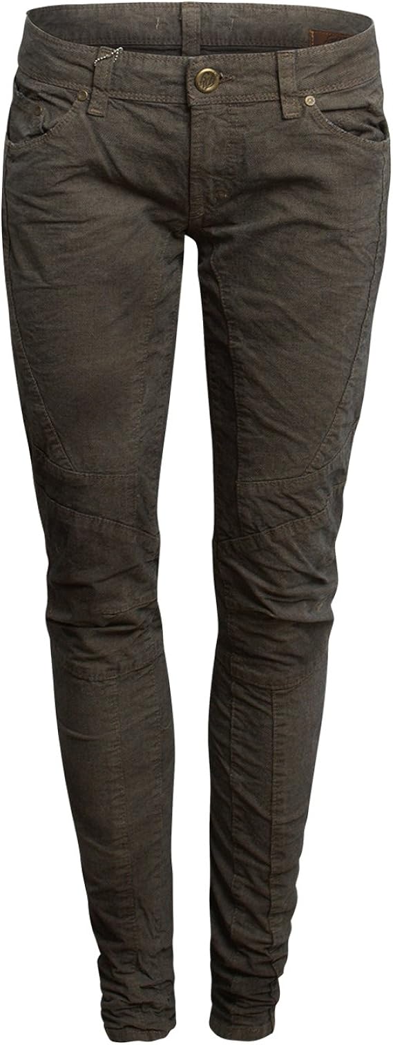 jean cargo marron femme