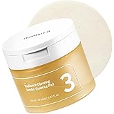 numbuzin No.3 Toner Pads | Radiance Glowing Jumbo Essence Pad | Clear Glass Skin, Texture Care | Biodegradable Vegan, Fermented Ingredients, Niacinamide | 70 Pads/5.07 fl. oz.
