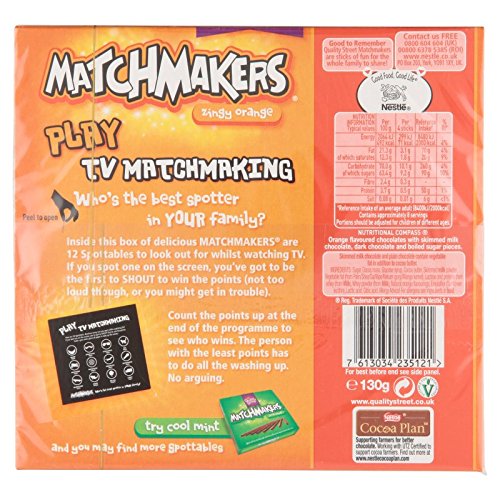Quality Street Matchmakers Zingy Orange 130G Pricepulse