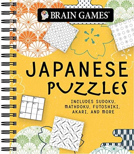 Amazon.com: 180 Japanese Puzzles 1: Akari - Futoshiki - Gokigen
