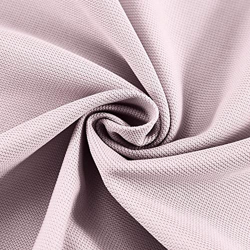 Macochico Pinch Pleated Medical Curtains Pink Privacy Cubicle Curtain for Hospital Medical Clinic SPA Lab Cubicle Curtain Room Divider,10ft Wide x 8ft Tall(1 Panel)