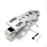 Silver Headshell AT3600L Cartridge Compatible with Pioneer PLX-500 PLX-1000 | ATN3600L Turntable Cartridge Replacement for Pioneer PL-A35, PL-518, AT-3600L Turntable Headshell,Record Player Needle
