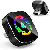 2-in-1 Wireless CarPlay Adapter for Apple CarPlay &amp; Android Auto | Convert Wired to Wireless Mini Car Play Adapter, Plug and Play, Stable Connection, Low Latency, Auto-Reconnect, USB A &amp; C
