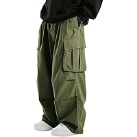 Baggy cargobroek voor heren, losse pasvorm, casual parachutebroek