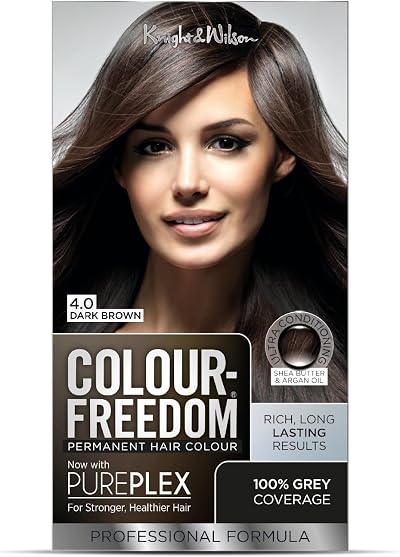 Knight & Wilson Colour Freedom Permanent Colour Dark Brown 4.0 100% Grey