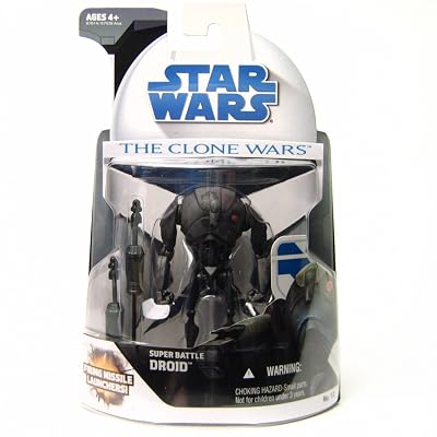 thumbnail image 2 of 1:12 Scale Clone Wars Commando Droid Figure Black Series 2 of 13