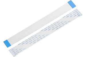 uxcell Flexible Flat Cable,150mm 1mm Pitch 16 Pins FPC FFC Flexible Ribbon Cable for LCD TV Car Audio DVD Player 5Pcs (A Type)