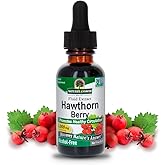 Nature's Answer Hawthorn Berries | Promotes Healthy Circulation Function | Helps Maintain Healthy Cholesterol Levels | Gluten-Free, Alcohol-Free, Kosher Certified & No Preservatives 1oz