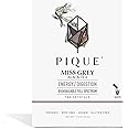 Pique Organic Miss Grey Tea Crystals - Caffeinated Earl Grey Black Tea with Bergamot for Energy, Prebiotic Polyphenols Support Healthy Metabolism, Immunity - 14 Single Serve Sticks (Pack of 1)