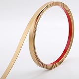 Trimold Gold Molding Peel and Stick 5m 0.66cm Flexible Border Trim view 1