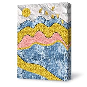 Canvas Wall Art for Living Room,Bedroom Home Artwork Paintings Abstract Art Ready to Hang - 12x18 inches