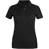 MOHEEN Women's Quick Dry Short Sleeve Polo Shirts Moisture Wicking Performance Athletic Golf Polo