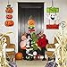 Halloween Trick or Treat Hanging Sign Decoration Happy Halloween Sign Door and Wall Signs,for Home,School,Outdoor,Halloween Party Decorations