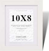 Fabian Clarke London 10x8 White Wood Frame with 8x6 Mount Portrait Landscape