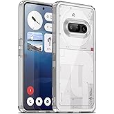 Liisooka Case for Nothing Phone 3a, Military Grade Drop Protection Phone Case, Yellowing Resistant, Anti-Scratch Hard PC Back, Shockproof Hard Ultra-Thin Protective Cover, Clear