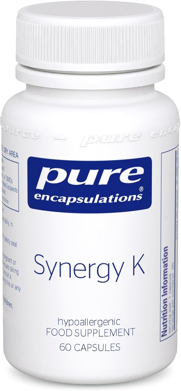 Pure Encapsulations Synergy K Vitamin K & D3 Hypoallergenic