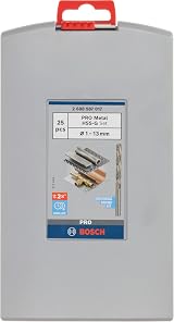 Bosch Professional 25pc HSS-G ProBox Drill Bit Set DIN 338 Ø 1–13 mm view 2