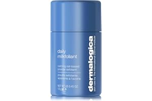 Dermalogica Daily Milkfoliant, Face Exfoliator, Powder Scrub Exfoliant with AHA and BHA - Calming, Polishing and Hydrating Skin, Oat-Based, Vegan Product