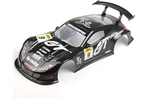 Novahobby 1/10 Scale RC Painted Precut Drift Racing Touring Onroad Car Body Shell Width 190mm with Wing Mirror Accessories (GT A)