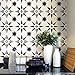 Jewel Tile Stencil - Reusable Floor and Tile Stencil for Painting - Easy Bathroom & Kitchen Makeover - DIY Home Décor Alternative to Wallpaper (Medium 8x8)