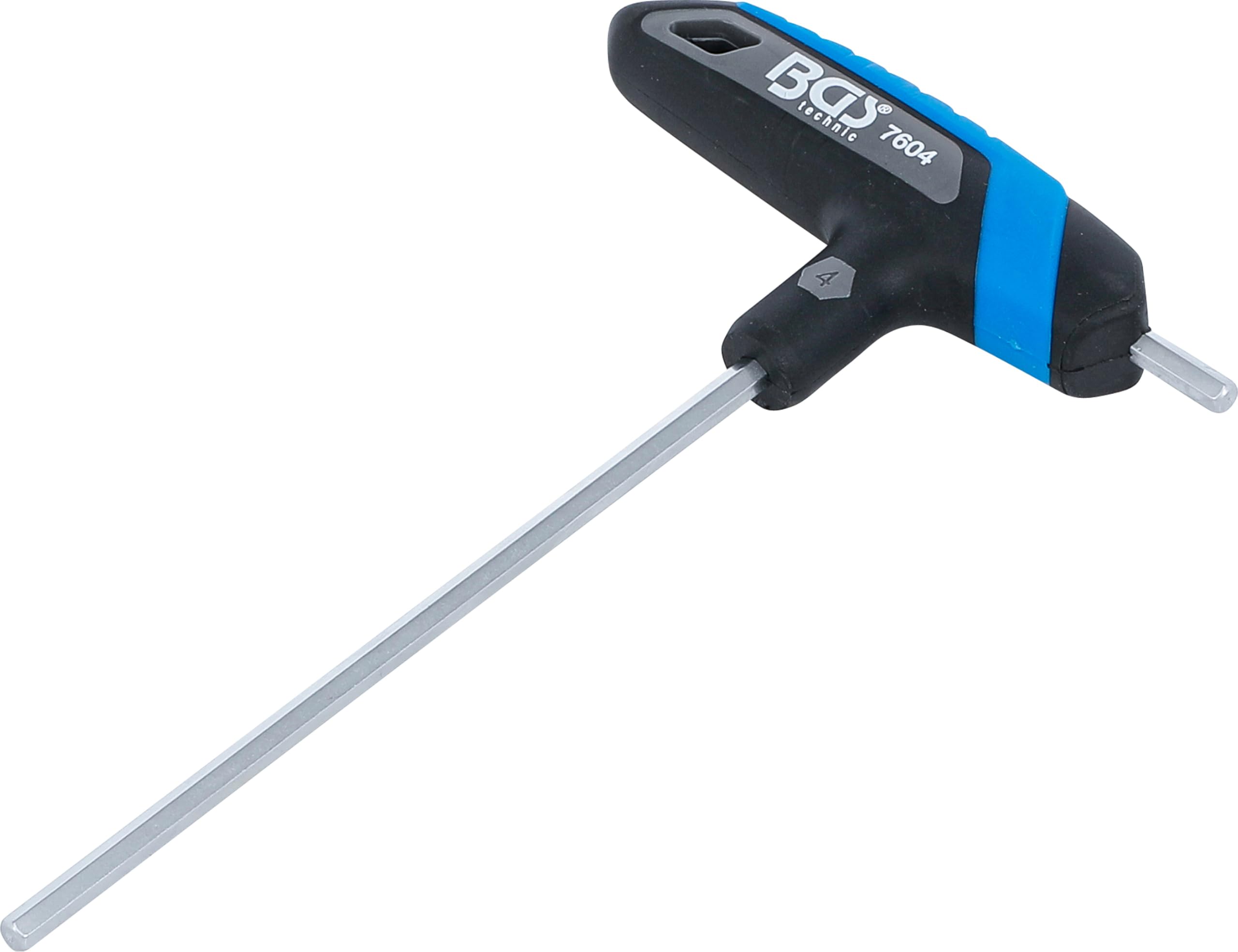 BGS 7604 | Screwdriver with T-Handle | Internal Hexagon | 4 mm