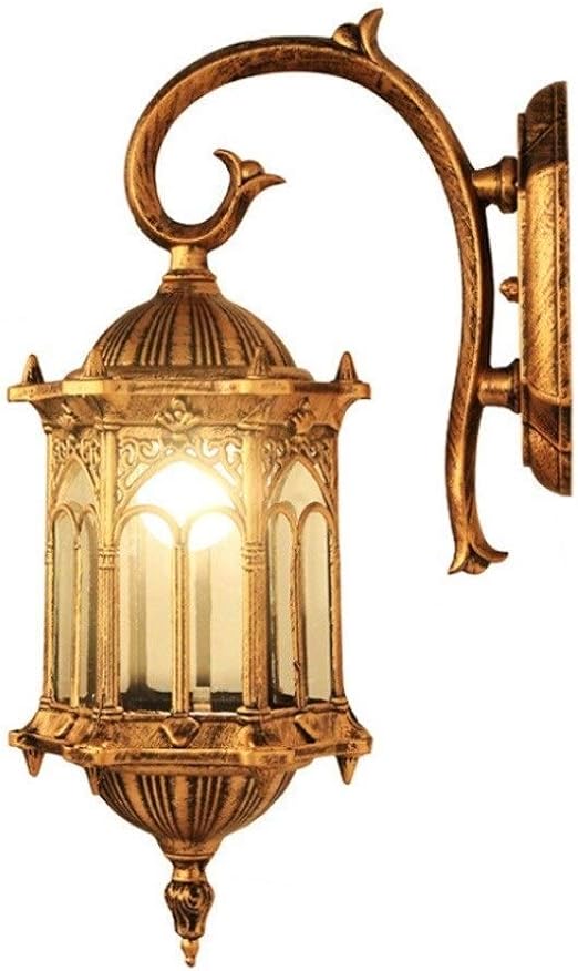 Aplique pared Industrial, europeo Victoria Retro Aluminio exterior