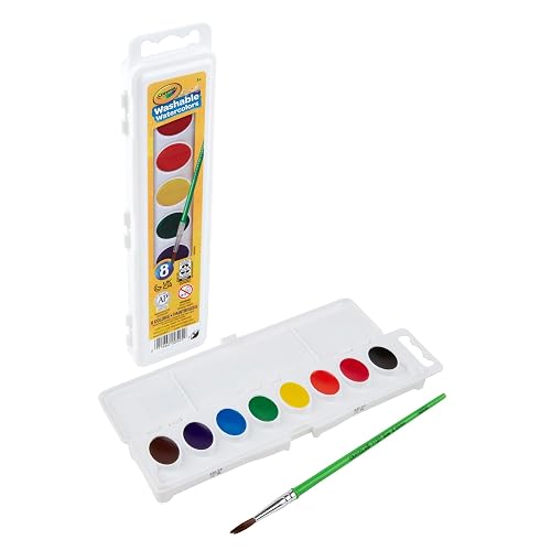Crayola Washable Watercolors, Kids Paint Set
