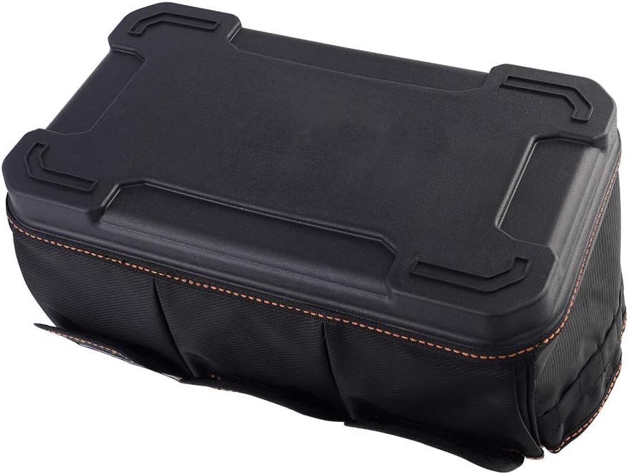 Tool Bags with Water Proof Molded Base, Wide Mouth, Single-Shoulder Tool Storage and Organizers Box 16 Inch 17 Pockets - - 