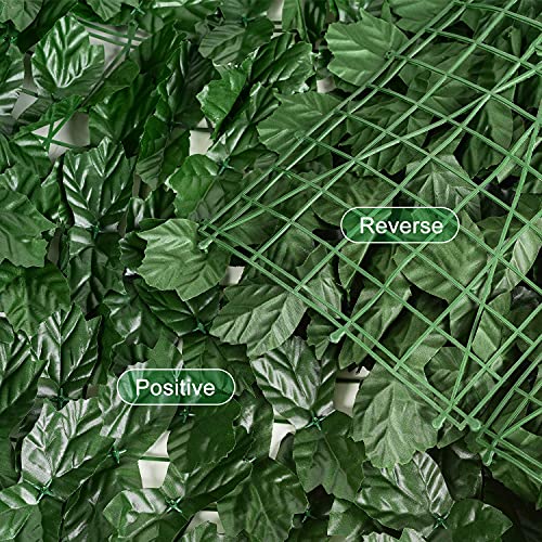 DearHouse Artificial Ivy Privacy Fence Wall Screen, 98.4 * 59.1 inch