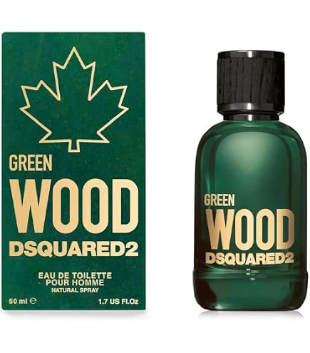 Amazon.com : Dsquared2 Green Wood Men 3.4oz EDT Spray, 5.0oz Bath