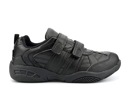 Black velcro school trainers Clearance