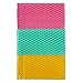 Innovative Dish Washing Net Cloths / Scourer - 100% Odor Free / Quick Dry - No More Sponges with Mildew Smell - Perfect Scrubber for Washing Dishes - 11 by 11 inches - 3PCS - Yellow/Green/Pink