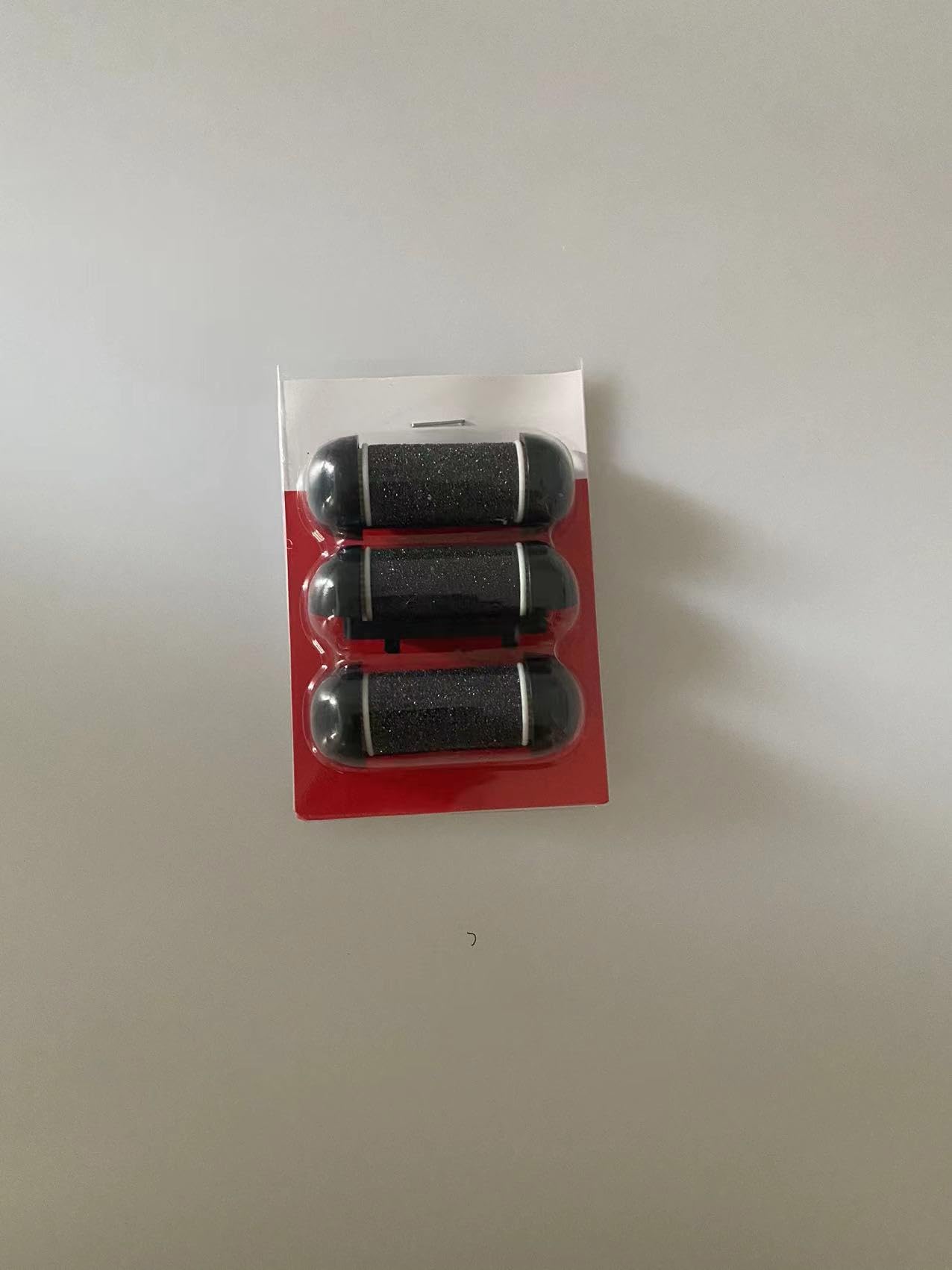 3 Different Replacement Roller Head for Ratukall Electric Foot File，Hard Skin Remover Foot,Refill Rollers Pedicure Tools Kits for Feet Callus Shaver for Cracked Heels and Dead Skin (Black)